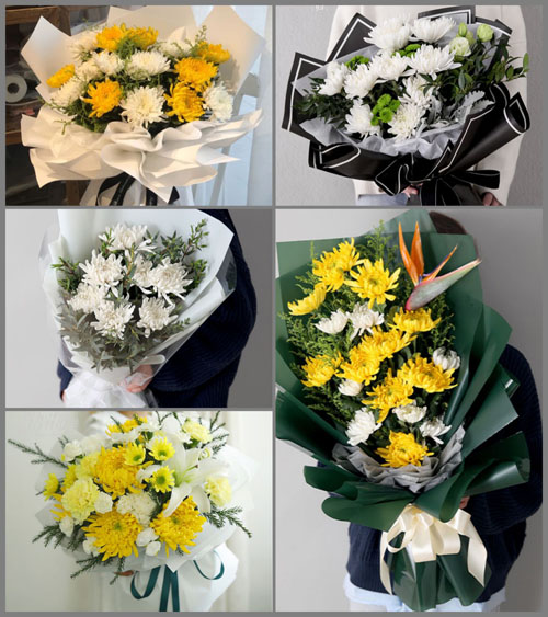 福建福州长乐市鹤上镇桃坑村白事花束代送